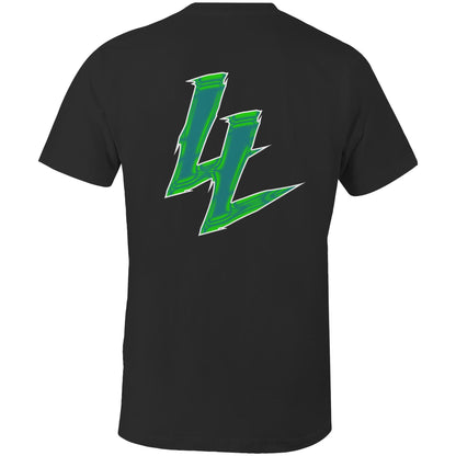 LIFTED LARRIKINS 'WAVY' T-SHIRT (GREEN)